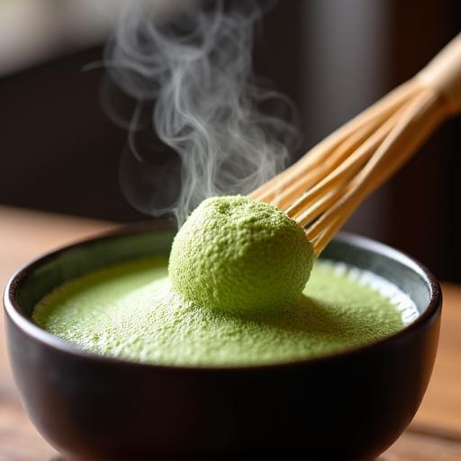 抹茶を点てる茶筅